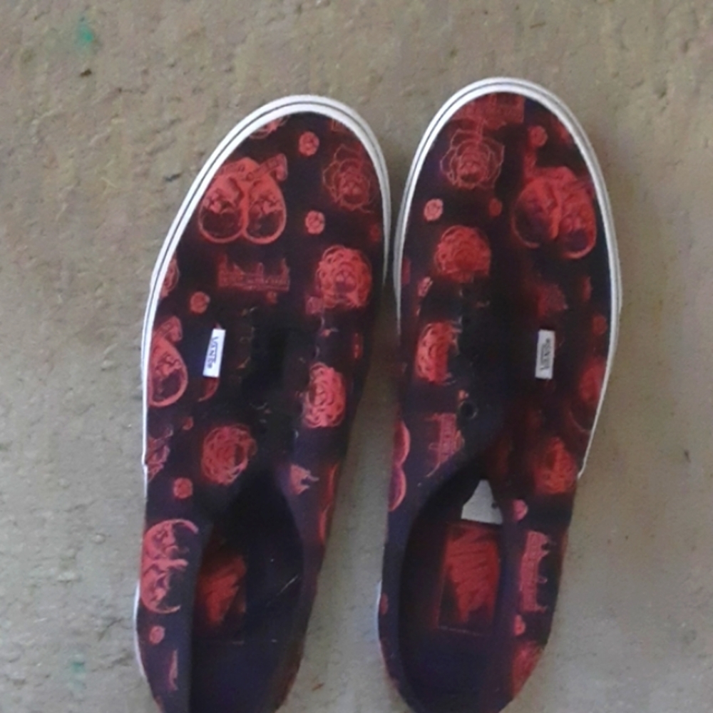 Men's US 9.5 Love you ro Death Van's NWOT box sneakers
